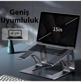 Resim Ally Mc Ls653 Premium Ergonomik Alüminyum Laptop-bilgisayar Standı- 5775 