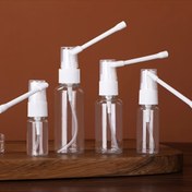 Resim Dayanıklı malzemeden yapılmış, seyahat için uygun, doldurulabilir kozmetik atomizörlü taşınabilir şeffaf plastik sprey şişesi 