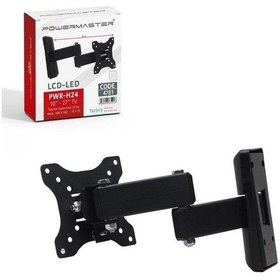 Resim Powermaster Pwr H24 19'' 28'' Çift Kollu Hareketli Tv Askı Aparat 