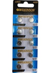 Resim Wilkinson AG9 LR45 Alkaline Düğme Pil 10'lu 