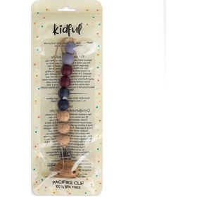 Resim Kidful Boncuk Emzik Askısı - Plum 
