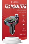 Resim KRİZANTEM Şarj Özellikli Dijital Göstergeli Bluetooth Fm Transmitter Çakmaklık Yeni Nesil Ultra Dayanıklı 