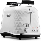 Resim DeLonghi Brillante CTJ 2103.W Ekmek Kızartma Makinesi-Beyaz 