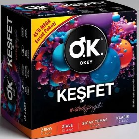 Resim Okey Keşfet 45’li Prezervatif 