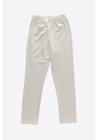 Resim Malabadi Kız Çocuk Ekru Viloft Termal Tayt 90503 Ekru 