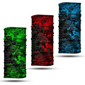 Resim Dair Aksesuar 3'lü Set Boyunluk Bandana Outdoor Balaklava Yüz Maskesi Kafa Bandı 