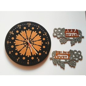 Resim Yeni Tasarım Modern Duvar Saati Şık Ve Kalite Bir Arada No:a1 Beyaz 