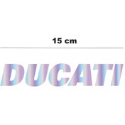 Resim Hologram 15cm Ducati Sticker Etiket Modeli 