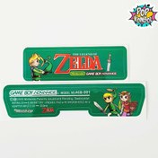 Resim Nintendo GameBoy Advance Arka Yapıştırma The Legend Of Zelda MODEL 10 GBA Back Tag Sticker 