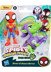Resim Spidey And His Amazing Friends Dino Webs Spidey & Goblin Raptor G Marvel 