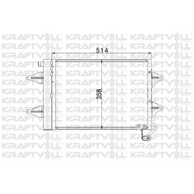 Resim Kraftvoll-08060127 - Klıma Radyatoru Polo Cordoba Ibıza Iı Iv F 