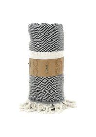 Resim Yeşil Pamuk Bambu Peştemal 