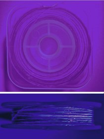 Resim Ea genset Hazır Çapari Kombini Gri Lazer Hologram Balık Sırtı Makarada 