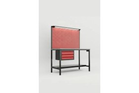 Resim Dorf 1,5 Metre 3 Çekmeceli Çalışma Tezgahı Boş 