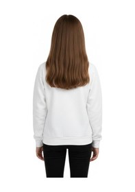 Resim Kız Çocuk Baskılı Sweatshirt Bgl-st05267 Ekru 