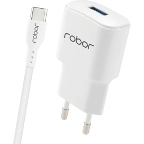 Resim Robor R612 Typ-C Kablo ve Ev Şarj Adaptörü 