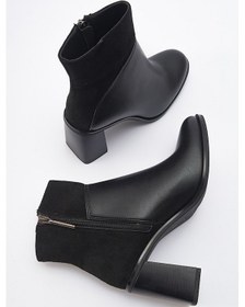 Resim Luvishoes Ropa Siyah Kadın Topuklu Bot Siyah 