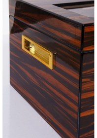 Resim Parmida Humidor / Puro Saklama Kutusu Kahverengi 0151 