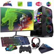 Resim Rogame I5 13400F 32GB Ddr4 1tb M2 4gb GTX1650 24" Mon. Oyun Bilgisayarı (Gaming Set) 