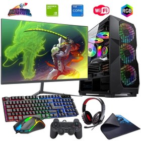 Resim Rogame I5 13400F 32GB Ddr4 1tb M2 4gb GTX1650 24" Mon. Oyun Bilgisayarı (Gaming Set) 