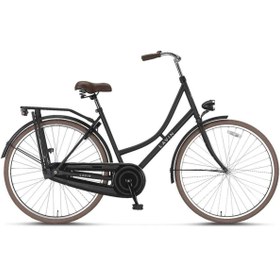 Resim Lavin 2887 Zwart Kadın Şehir Bisikleti Basıc Kontra Pedal 520h 28 Jant 1 Vites Siyah 