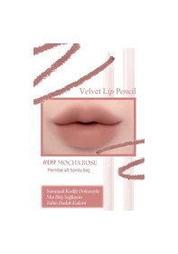 Resim Kremsi Formüle Sahip Dudak Kalemi Ve Kalemtıraş Seti Clıo Velvet Lip Pencil Set 09 Mocha Rose 