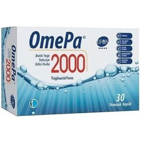 Resim Omepa Balık Yağı 2000 30 Yumuşak Kapsül 