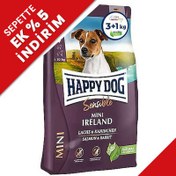 Resim Happy Dog Mini Ireland Tavşan ve Somonlu Küçük Irk Köpek Maması 4 Kg 