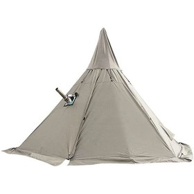 Resim Free Camp Crew 12 Kişilik Bacalı Kamp Çadırı Mavi 