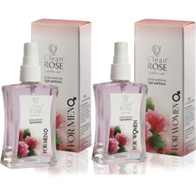 Resim Clean Rose Isparta Gül Parfüm Seti 40 Ml+ 40 Ml (Kadın Ve Erkek) 