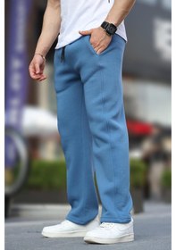 Resim İndigo Geniş Kesim Düz Paça Eşofman Altı 6550 Mavi 