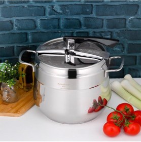 Resim Cooker Lara 10 Lt Paslanmaz Çelik Düdüklü Tencere Ckr913 Gri 