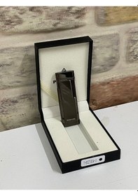 Resim Promise Marka Füme Renk Gazlı İnce Kişiye Özel Çakmak 