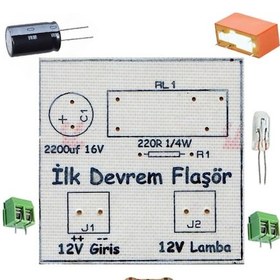 Resim İlk Devrem Flaşör - Kendin Yap Kiti 