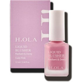 Resim HOLA Kalıcı Yoğun Pigmentli Likit Allık – Cold Pink 