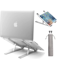 Resim CepCase Göksu Grup Alüminyum Manyetik Katlanabilir Ayarlı Dizüstü Laptop Standı 