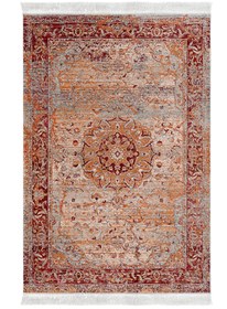 Resim Alanur Home Eko Trend Djt Yıkanabilir Kaymaz Taban 3 Lü Yatak Odası Takımı P1356 Vintage Kırmızı 