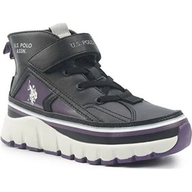 Resim U.s.polo Assn. Keltes Cocuk Ayakkabi - Siyah Mor Siyah Mor 