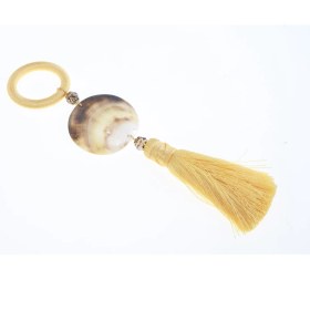 Resim Kanca Ev Peçetelik, Sedef Deniz Kabuklu, Sarı (6 ADET) 