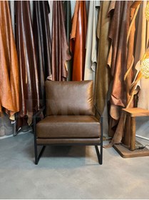 Resim Limon Koltuk Belina Hakiki Deri Tekli Koltuk 