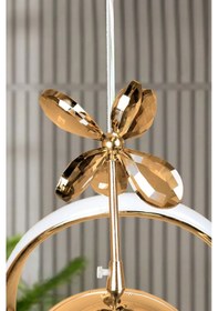 Resim Clasy Model Gold Kaplama 3 Renk Metal Salon Mutfak Oturma Yatak Odası Modern Led Sarkıt Avize Gold 
