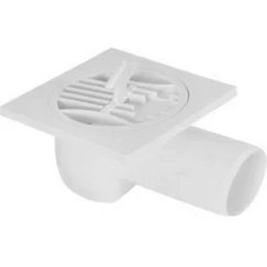 Resim Plastik Yer Süzgeci-Banyo Süzgeci 15x15 Ø70 