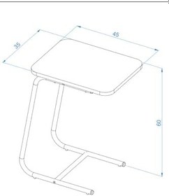 Resim C Sehpa 35X45X60 Siyah 