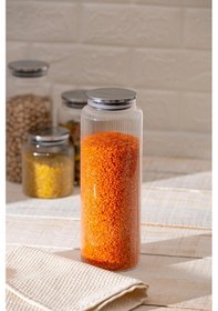 Resim Acar Lines Borosilikat Cam Kavanoz - 1300 Ml 