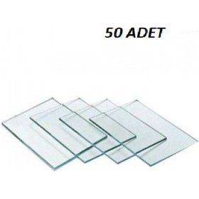 Resim Kaynak Maske Camı Şeffaf 80x110 50 Adet Şeffaf 
