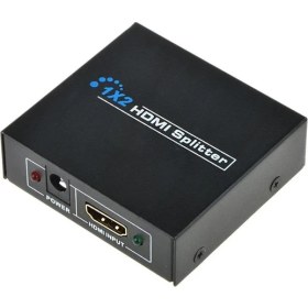 Resim Geo Plus Metal Kasa 4K Uhd 3D 1.4V 2 Port Hdmı Splitter Çoklayıcı 