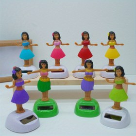 Resim Hawaii Tiki Bebek Araba Gösterge Paneli Dekoru - ABS Reçine, Renkli Polinezya Kadınları ile Çiçekli Saç, Araba İç Dekorasyonu için İdeal, Araba Tutkunları için Benzersiz Hediye, Araba Dekoru 