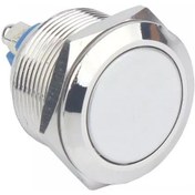 Resim Mr-182 19mm Metal Kalmasız Buton Bombesiz Düz Buton Pbs28b-2 D98 