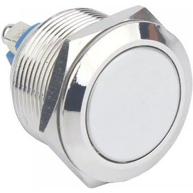 Resim Mr-182 19mm Metal Kalmasız Buton Bombesiz Düz Buton Pbs28b-2 D98 