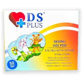 Resim Damla Sağlık Plus Desenli Çocuk Göz Pedi 50'li 
